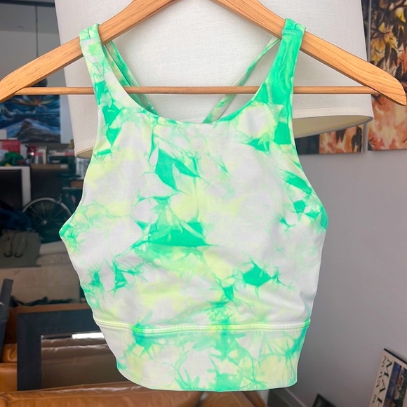 Lululemon Energy Bra *High Neck Long Line Shibori - Picture 2 of 5